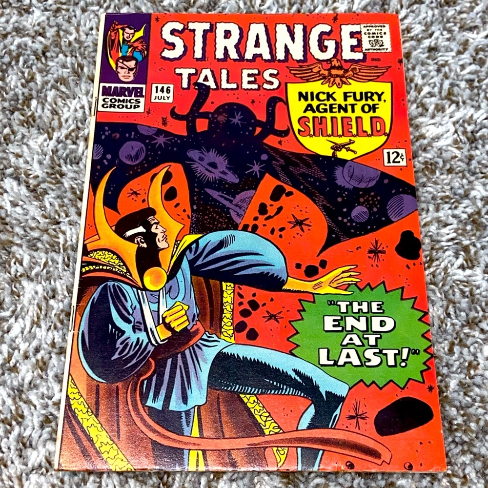 VINTAGE 1966 MARVEL STRANGER TALES Dr. Strange Key 1st AIM App & Eternity #146